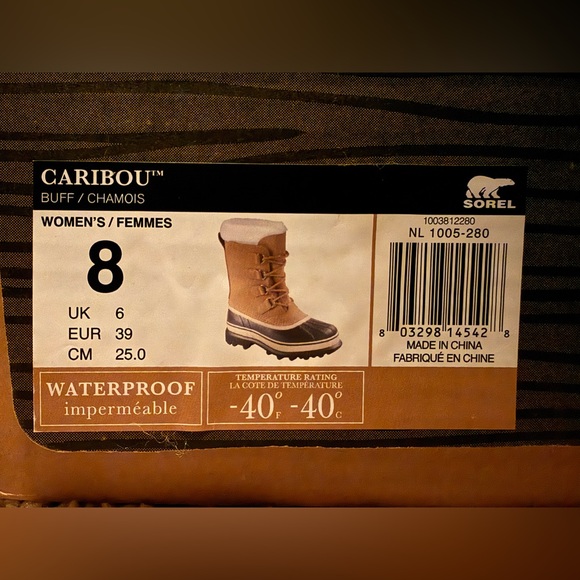 Sorel Chamois Winter Boots - Tan and Black - Picture 3 of 3